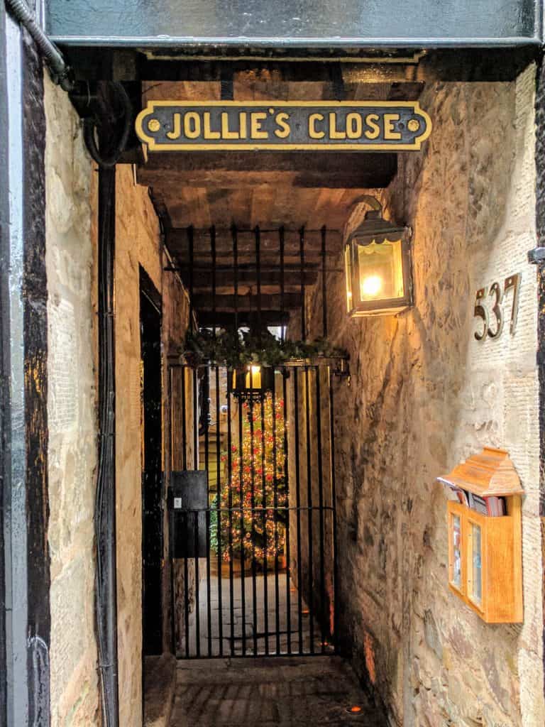 Jolie's Close Edinburgh