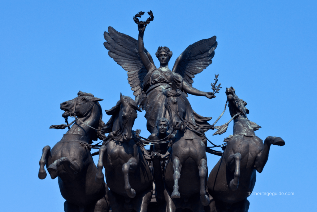 Wellington Arch London Quadriga Bronze Sculpture