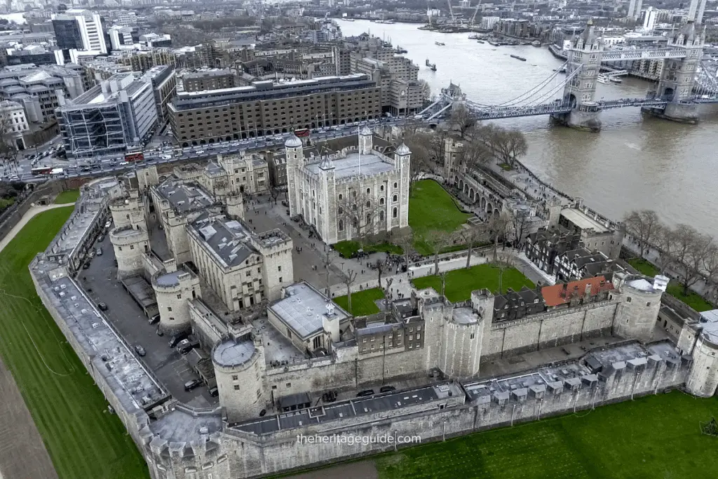 tower of london from above