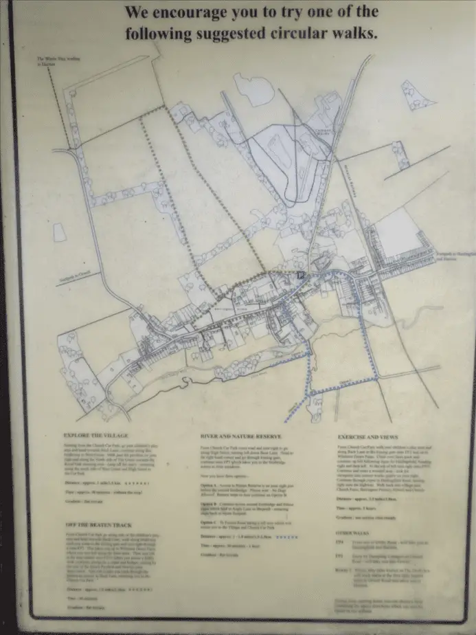 Barrington Cambridge Map of Walks