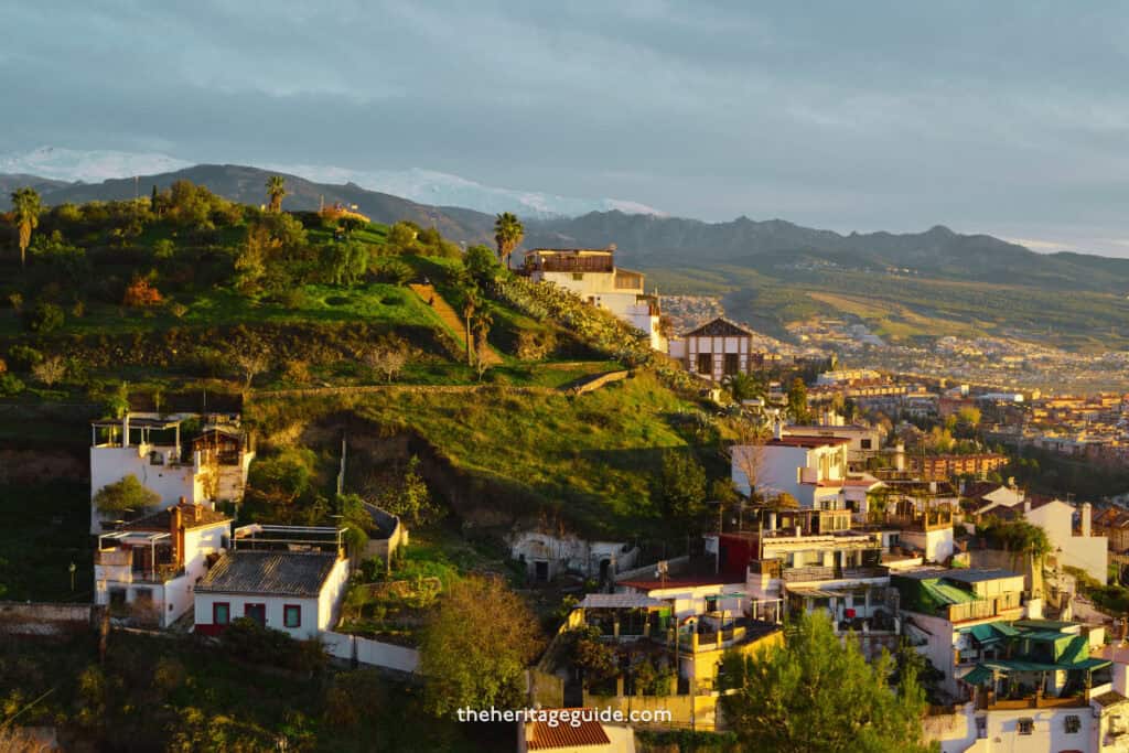 View from Carmen de los Mártires Gardens Granada Spain